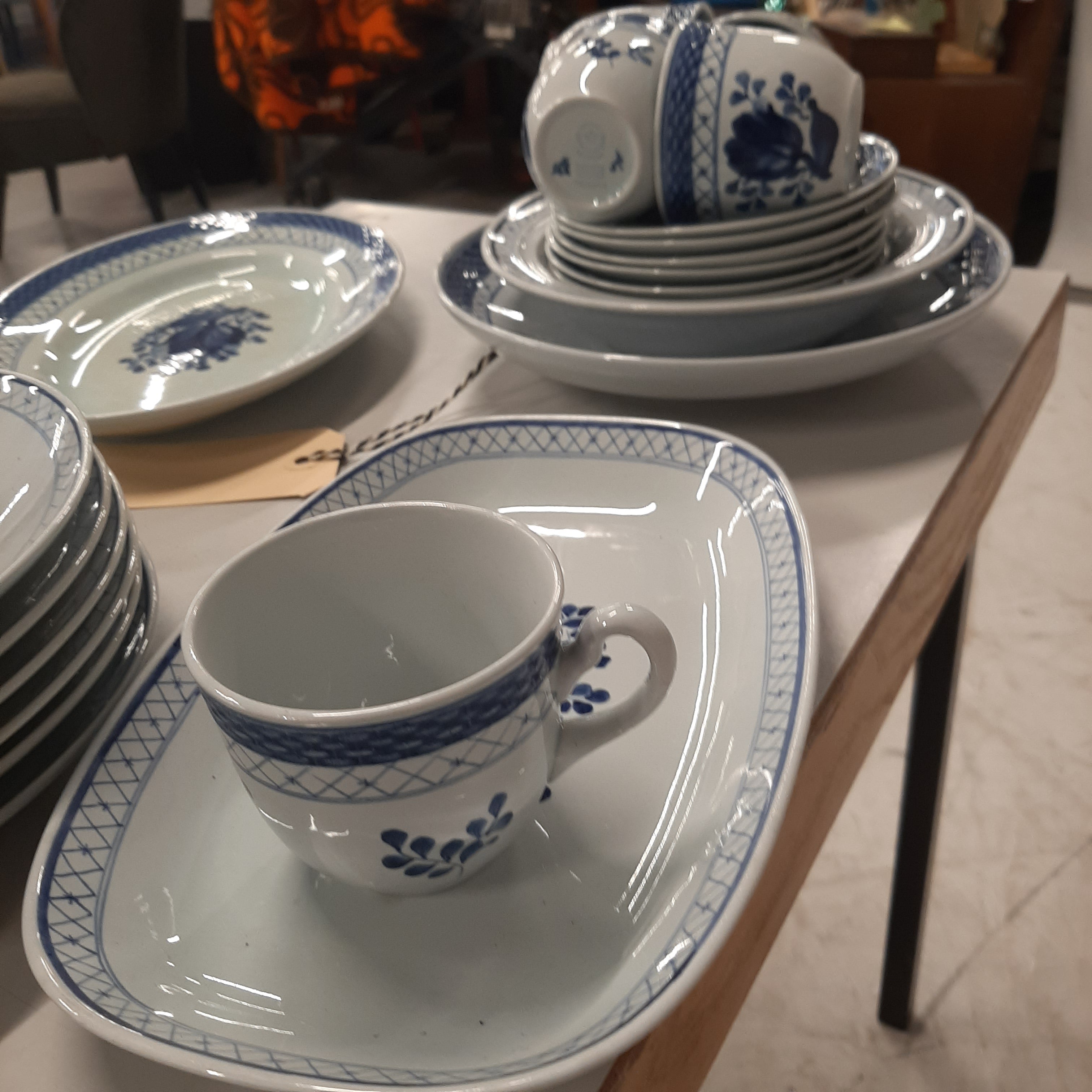 Royal Copenhagen servies blauw wit