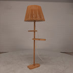 Houten staande lamp
