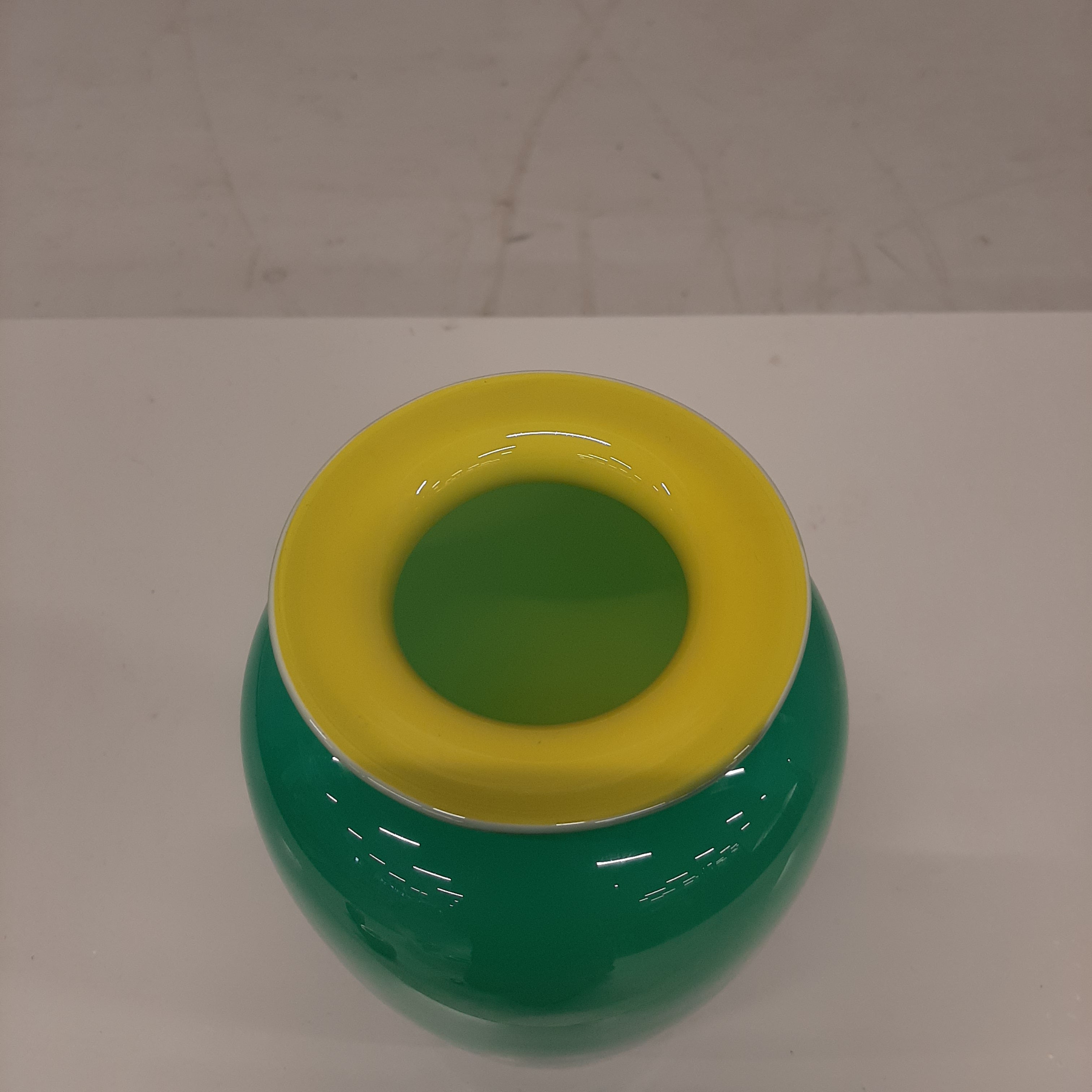 Mondgeblazen glas vaas Carlo Nason 1970 Italië