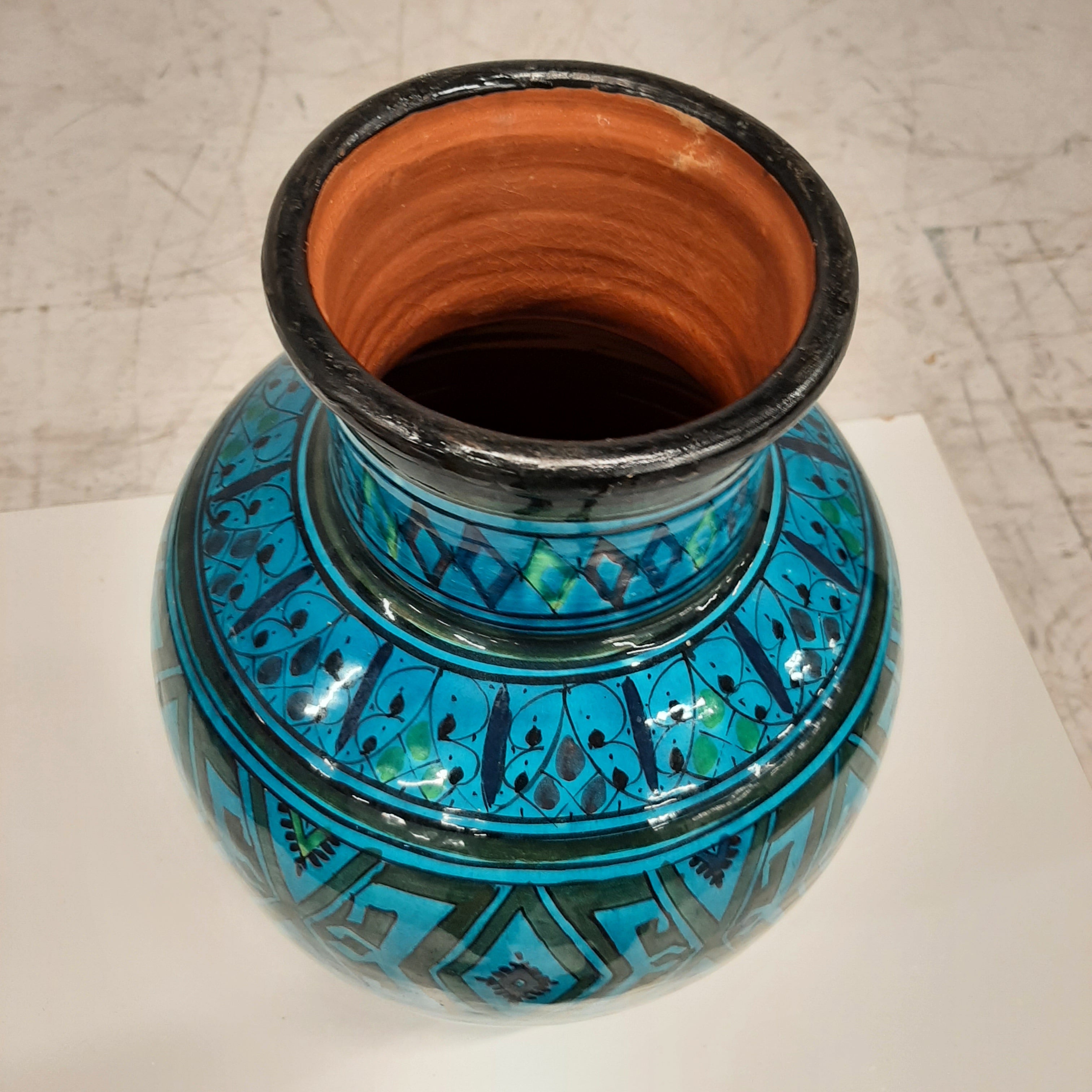 Vaas turquoise
