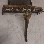 Metalen spiegel met console