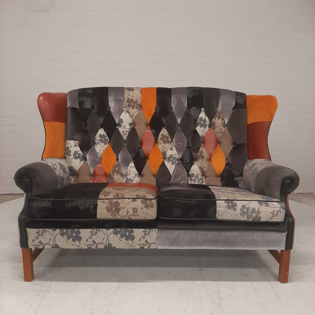 Jan Frantzen patchwork Chesterfield bank
