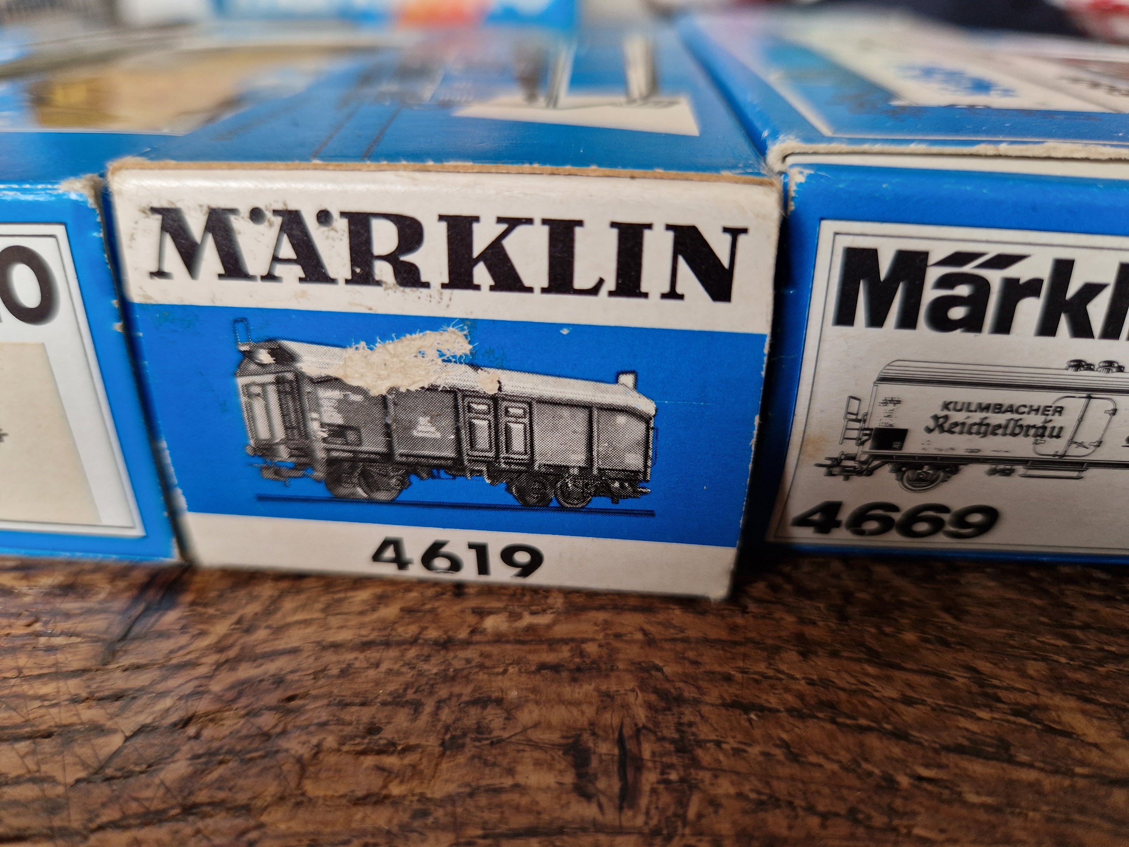 Märklin HO wagon 4136, 4420, 4619, 4669, 4425, 4646