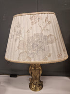 Vintage Deknudt uil tafellamp