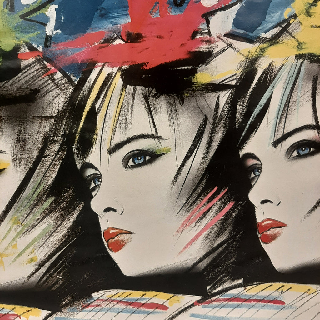 Three faces Badoo print