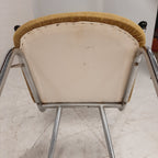 Buisframestoel gele bekleding