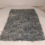 Vloerkleed denim blauw