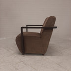 MP Fauteuil bruine structuurstof
