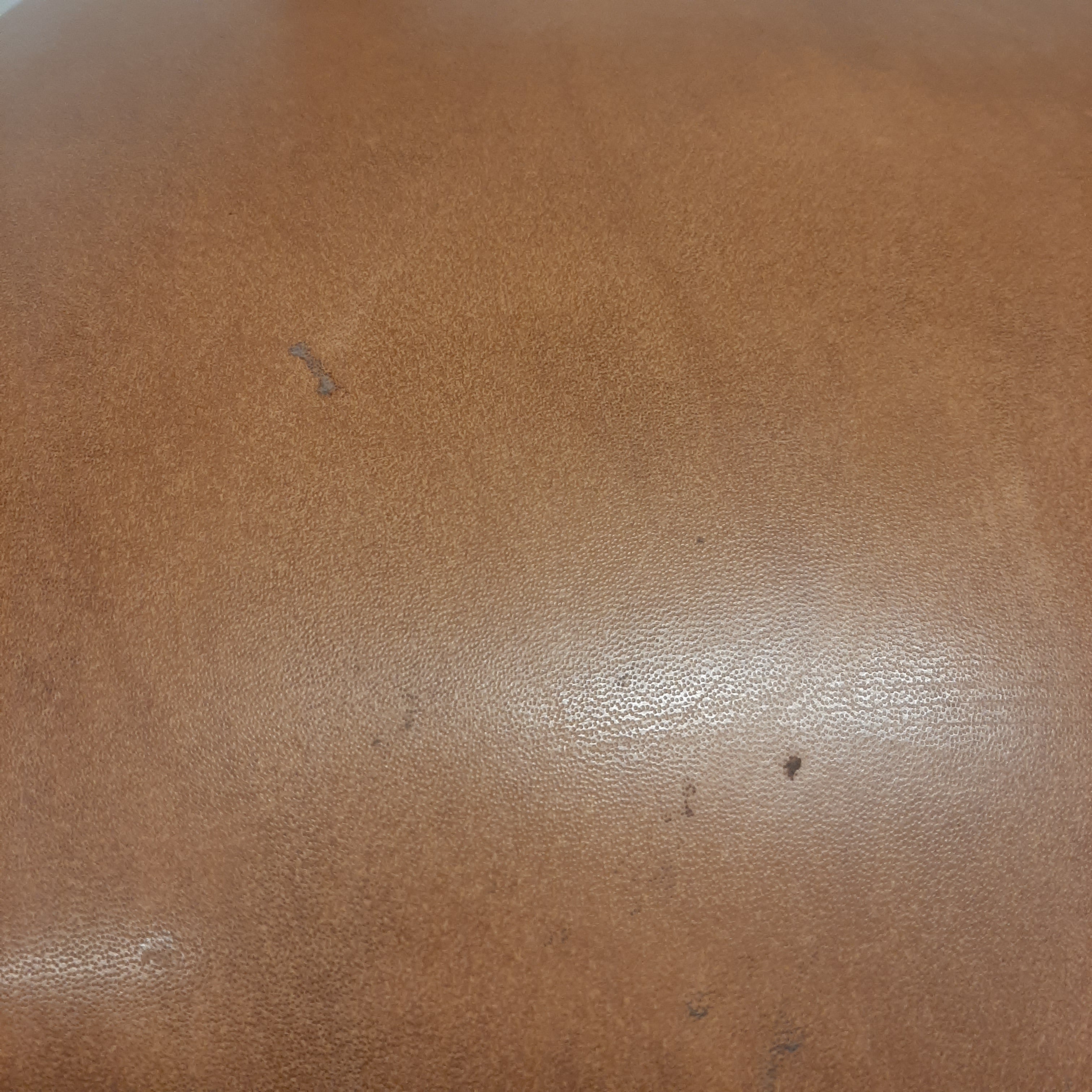 Antiek lederen fauteuil