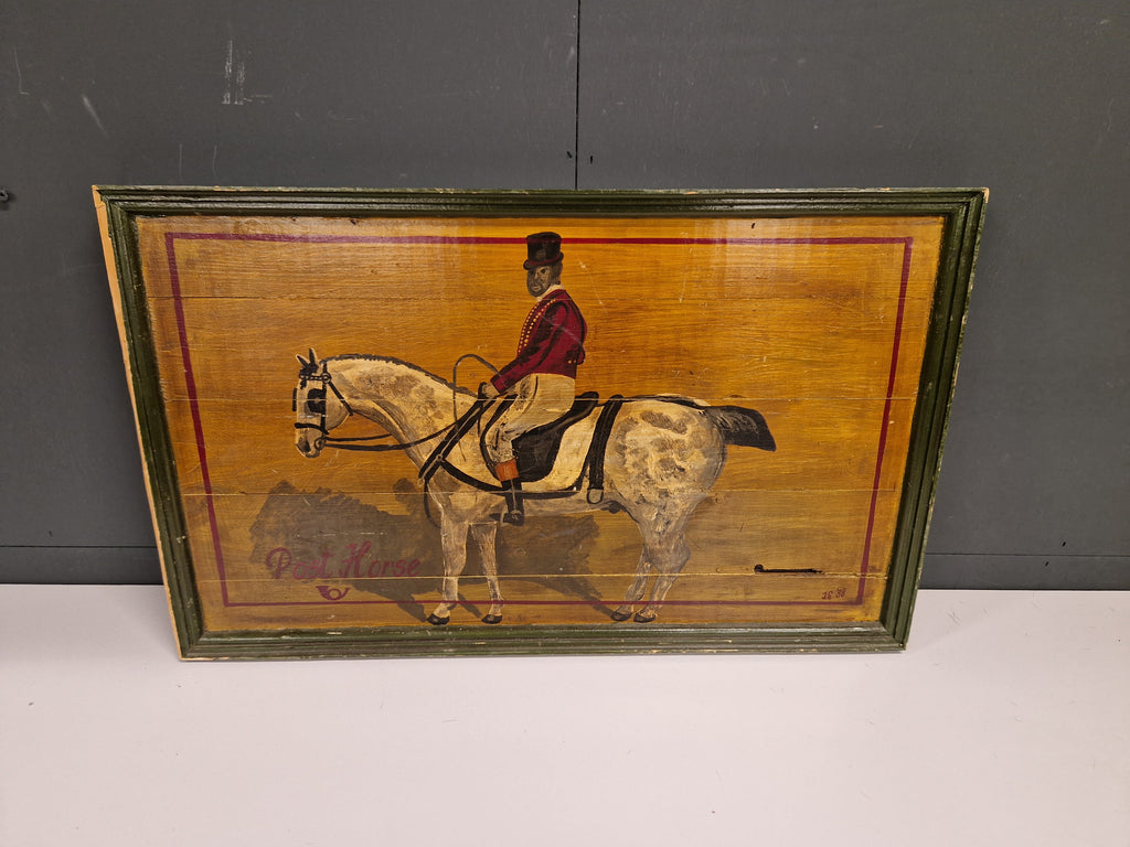 Schilderij postpaard