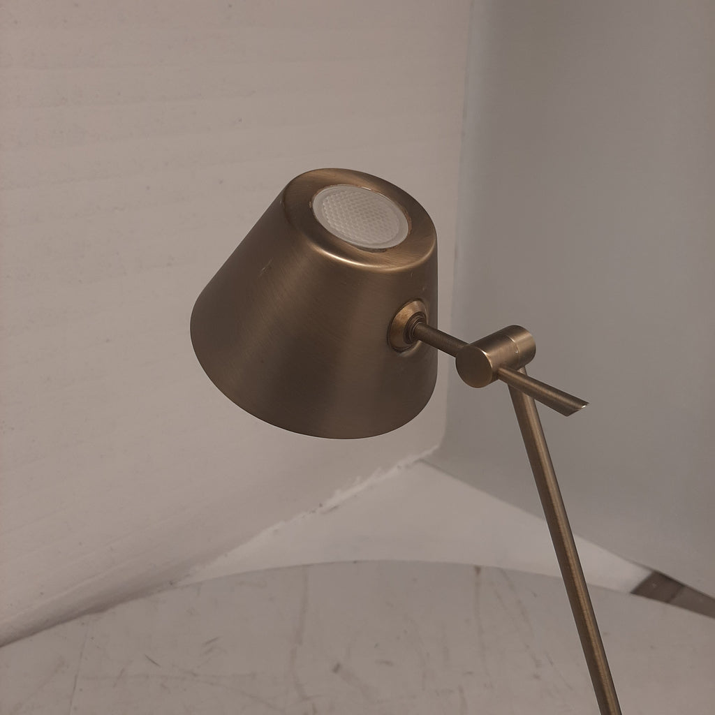 Bronzen vloerlamp