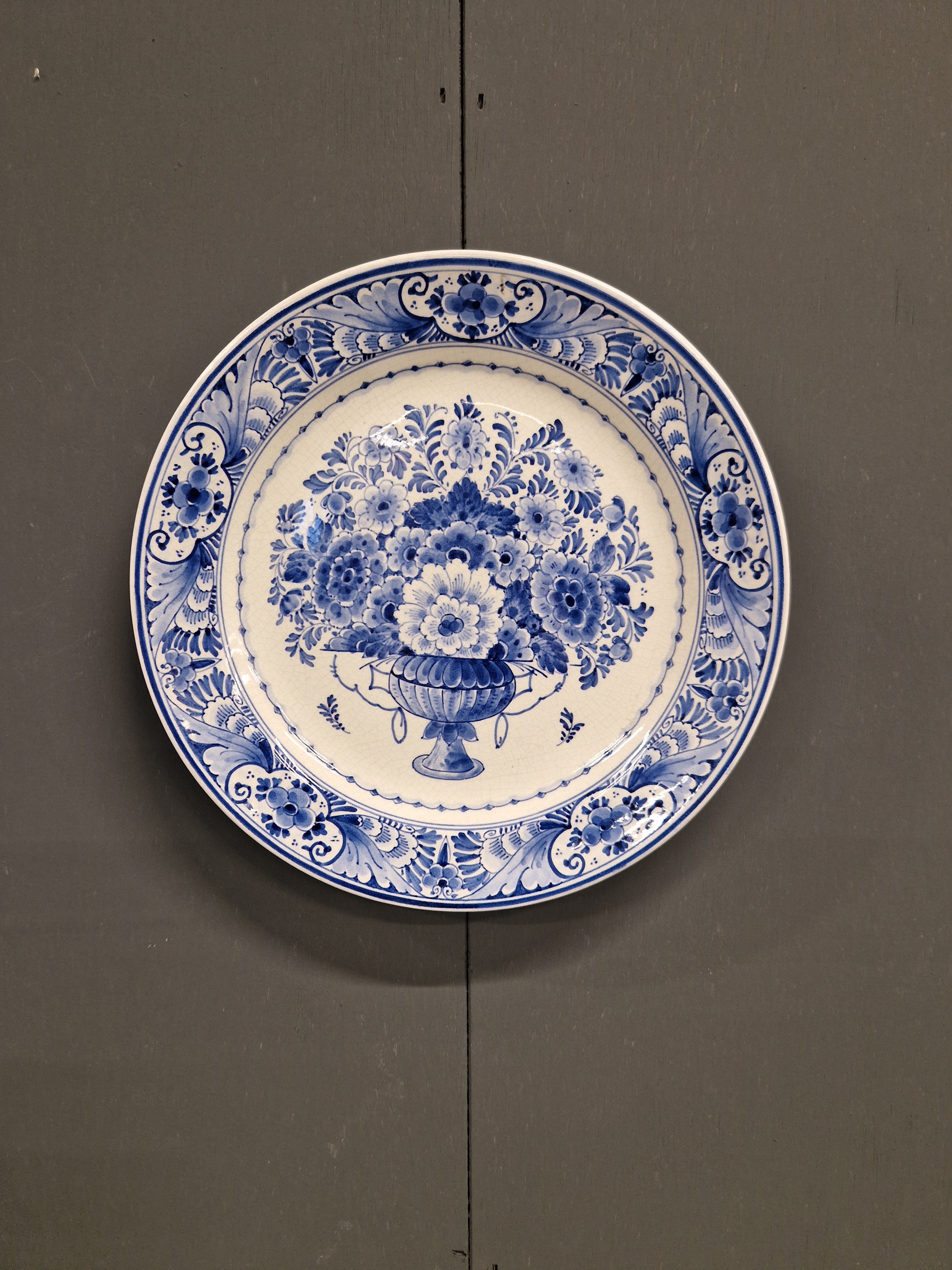 Delfts blauw herinneringsbord 1945