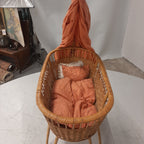 Rotan wieg met hemeltje