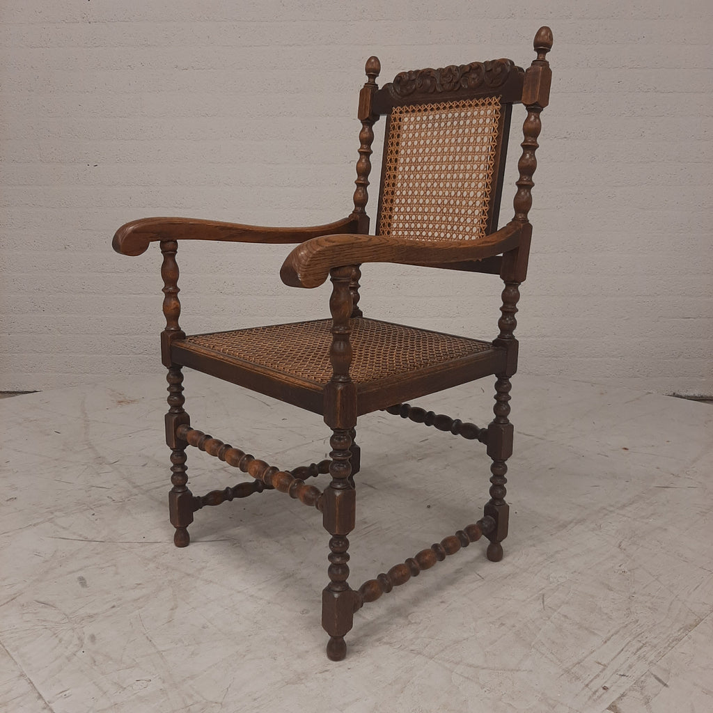 Vintage bibliotheekstoel