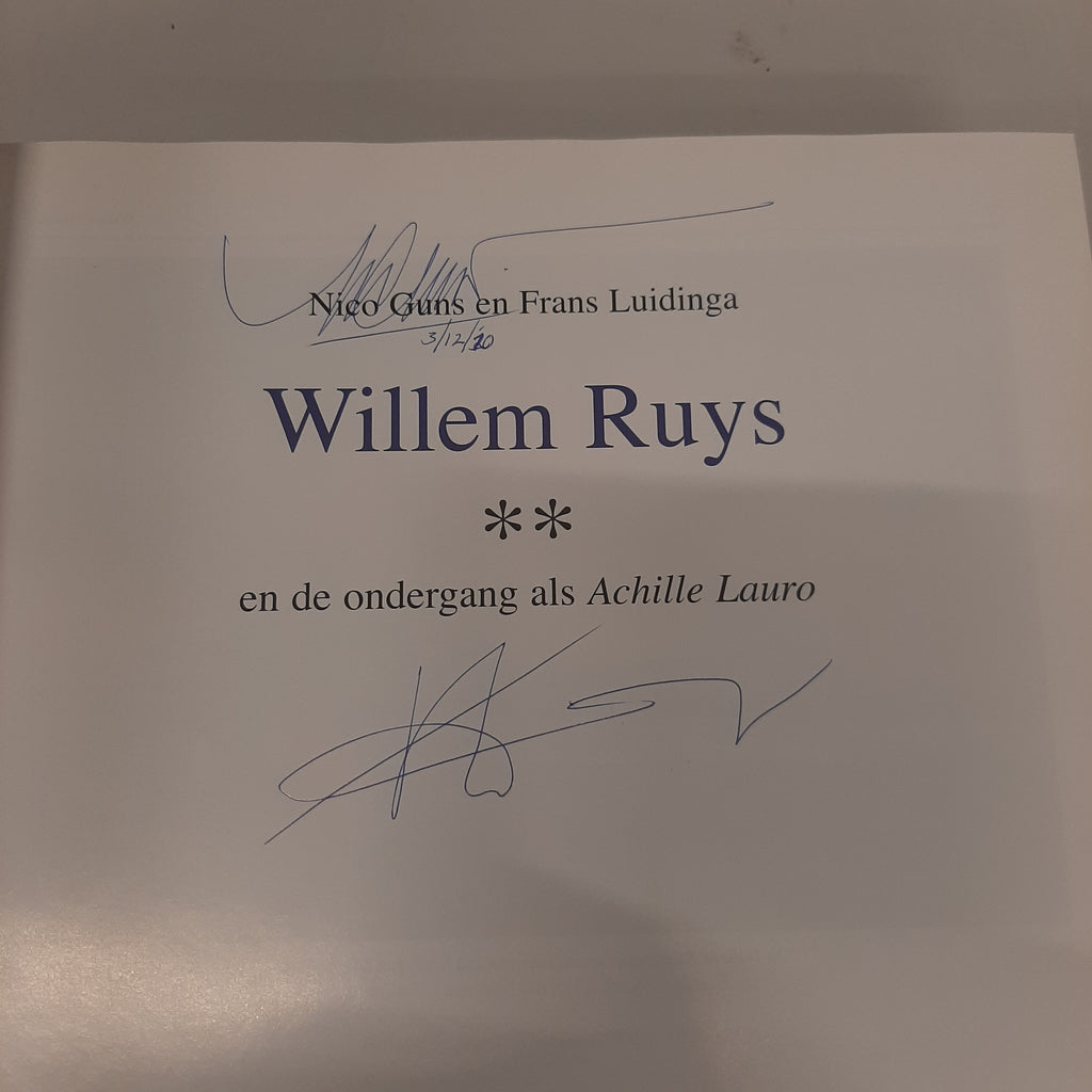 Boek Willem Ruys