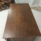 Eiken bureau houtsnijwerk frontjes