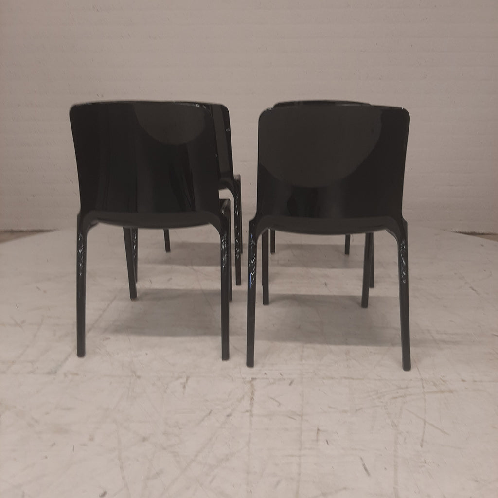 Set van 4 Tiffany Chairs zwart