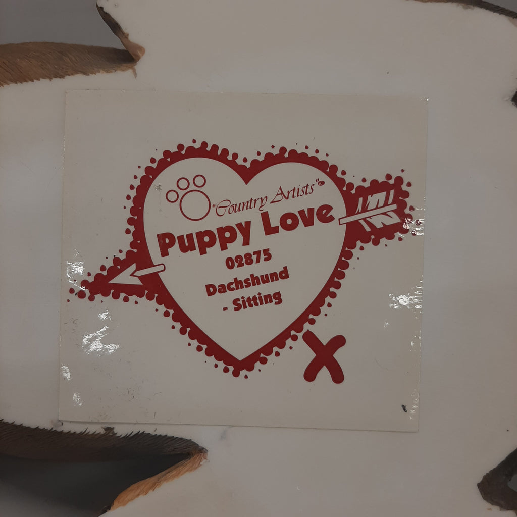 Puppy Love teckel beeld
