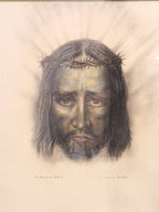 Ecce Homo , crayontekening door Bouke va  der Sloot