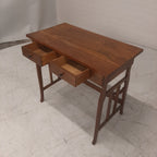 Eiken schrijftafel/ sidetable