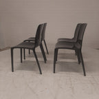 Set van 4 Tiffany Chairs zwart