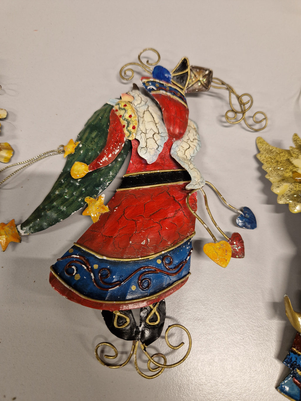 Krans merrie christmas, met drie extra figuren