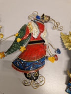 Krans merrie christmas, met drie extra figuren