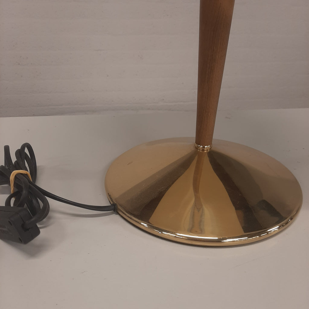 Mid century modern lamp zware kwaliteit messing voet