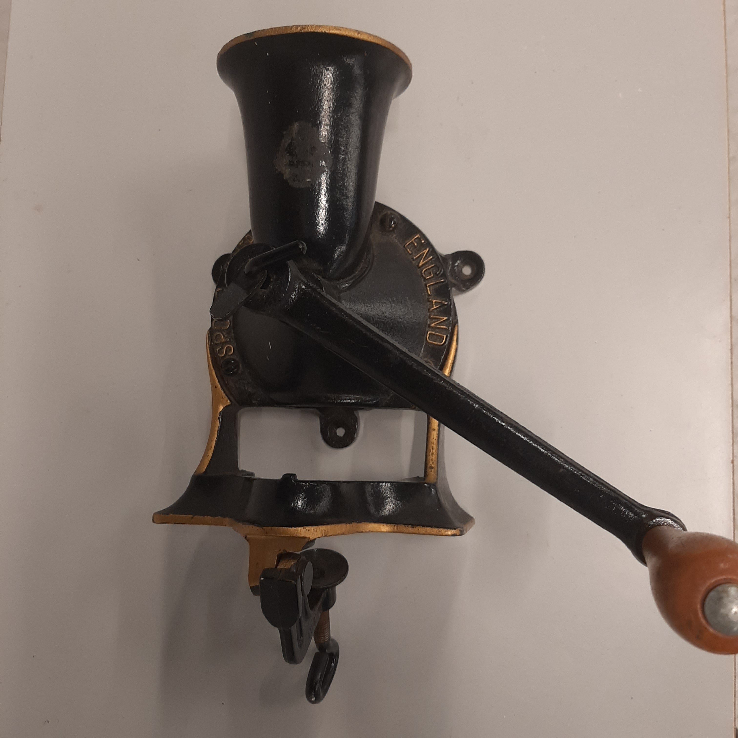 Zwarte koffiemolen Spong&Co