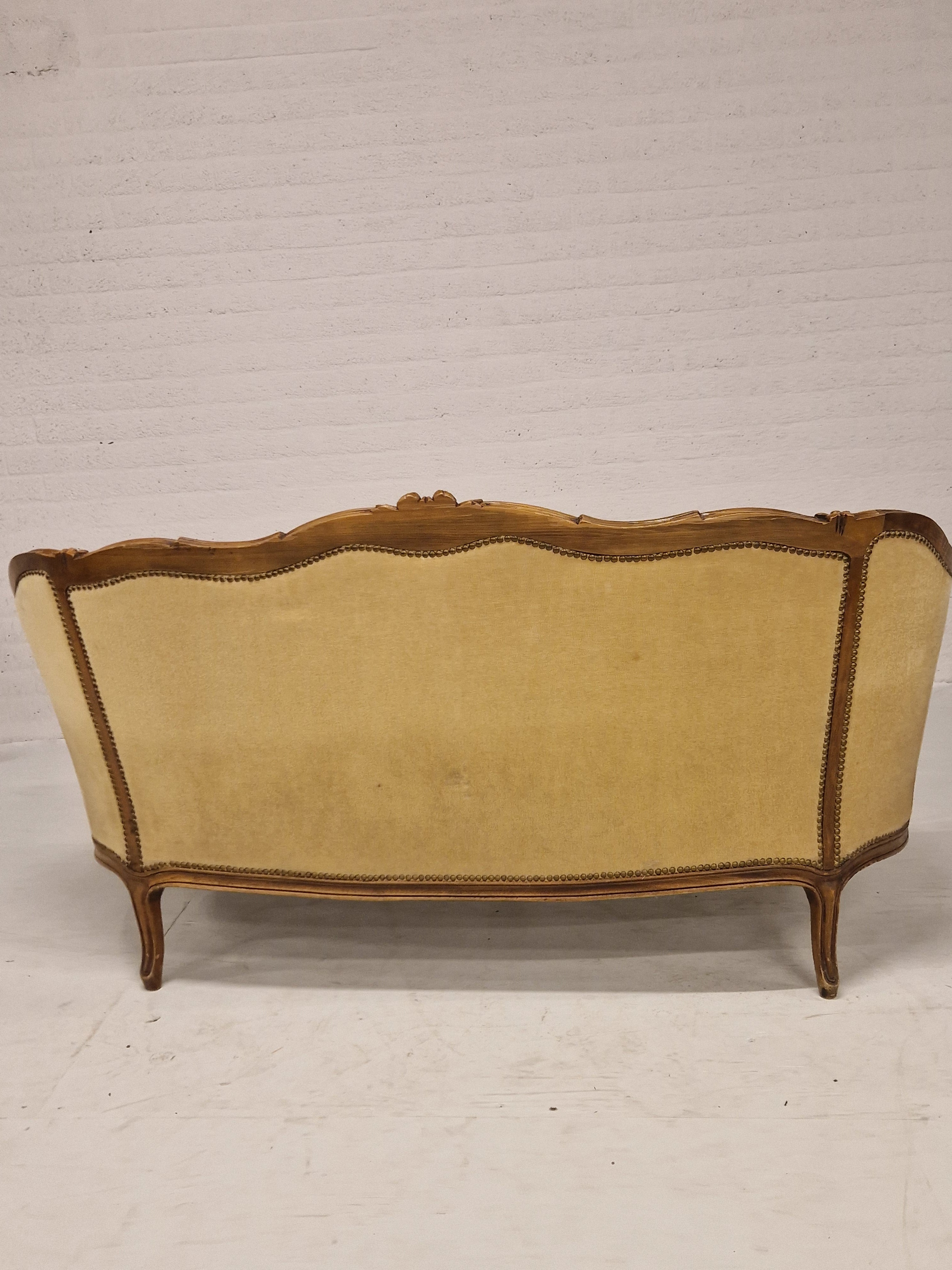 Rococo stijl, tweezitter, 162x75 cm