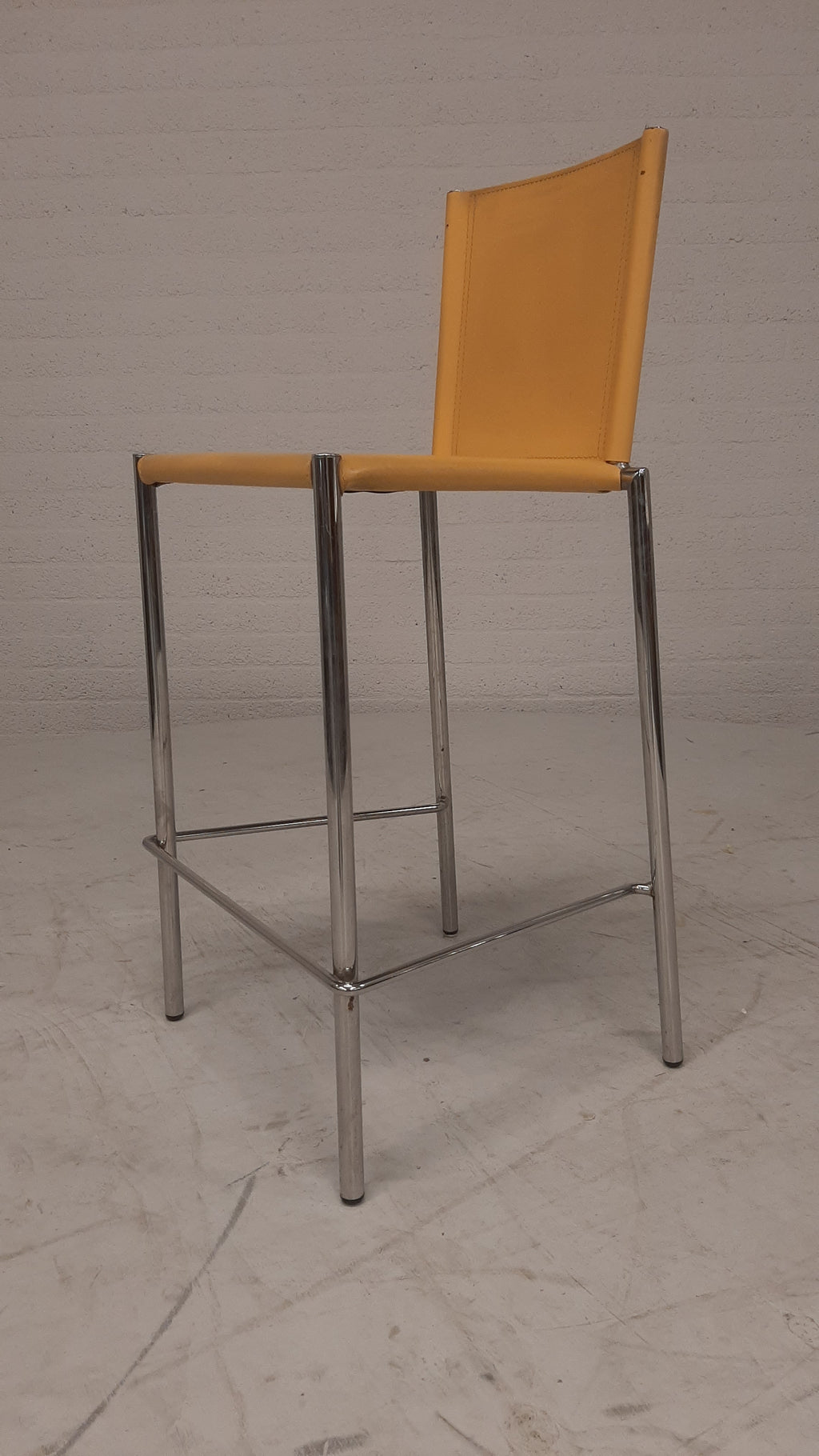 Effezeta leren barstoel