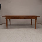 Massief eiken bureau / tafel 2 lades