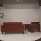 Bank set donkerbruin