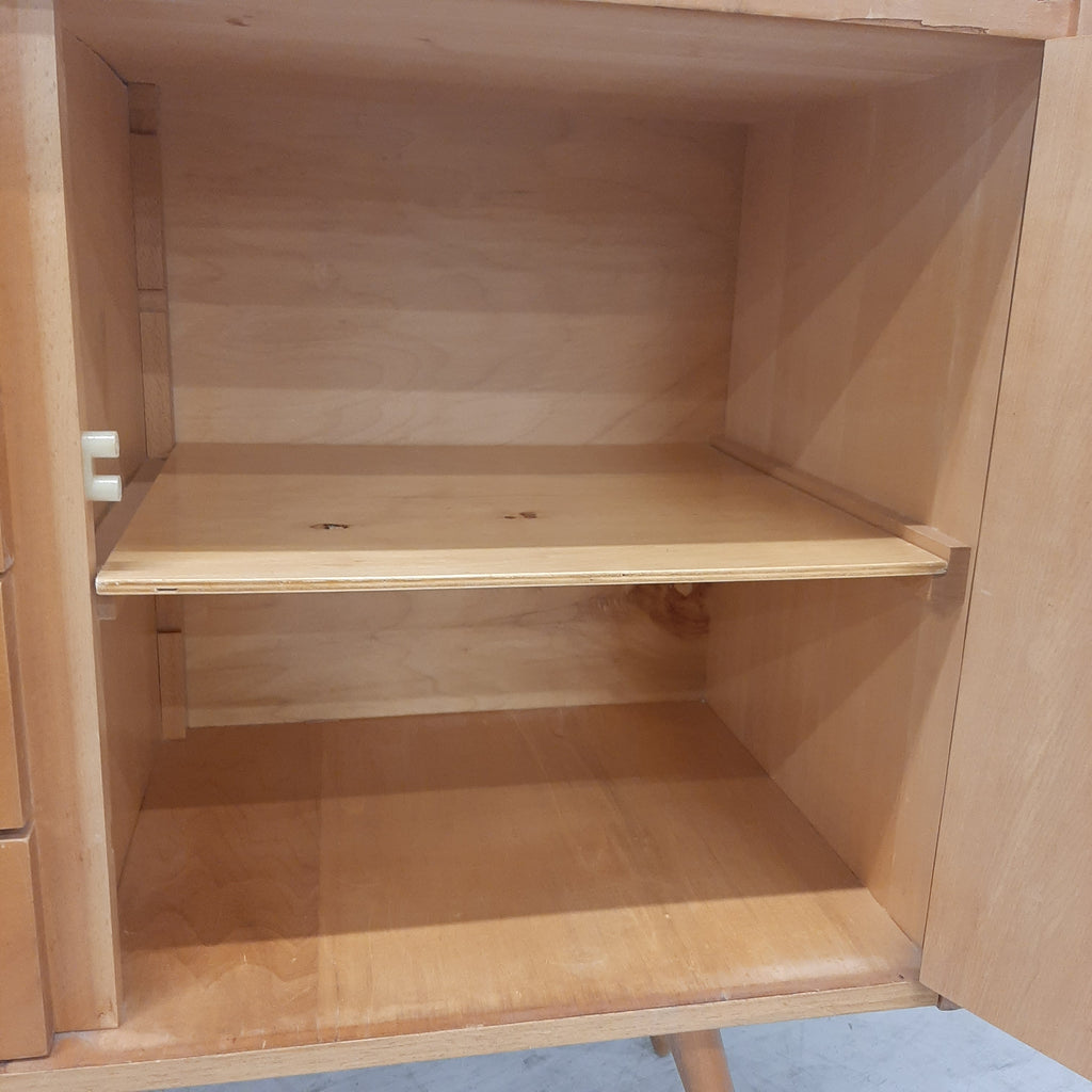 Houten kastje 4 lades en deurtje