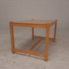 Eiken vintage tafeltje mutiplex blad