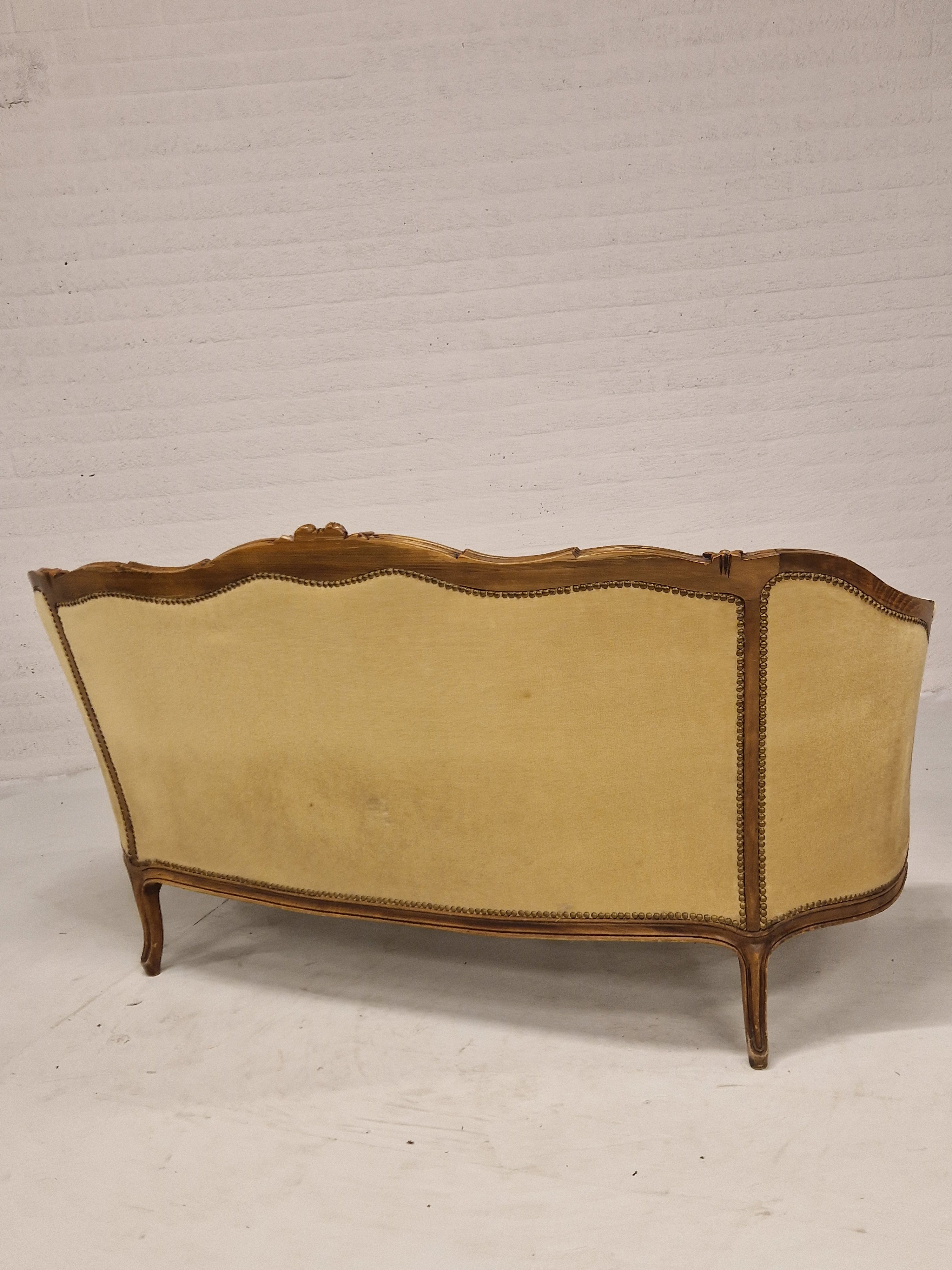 Rococo stijl, tweezitter, 162x75 cm
