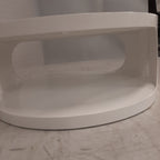 Salontafel ronde witte space age