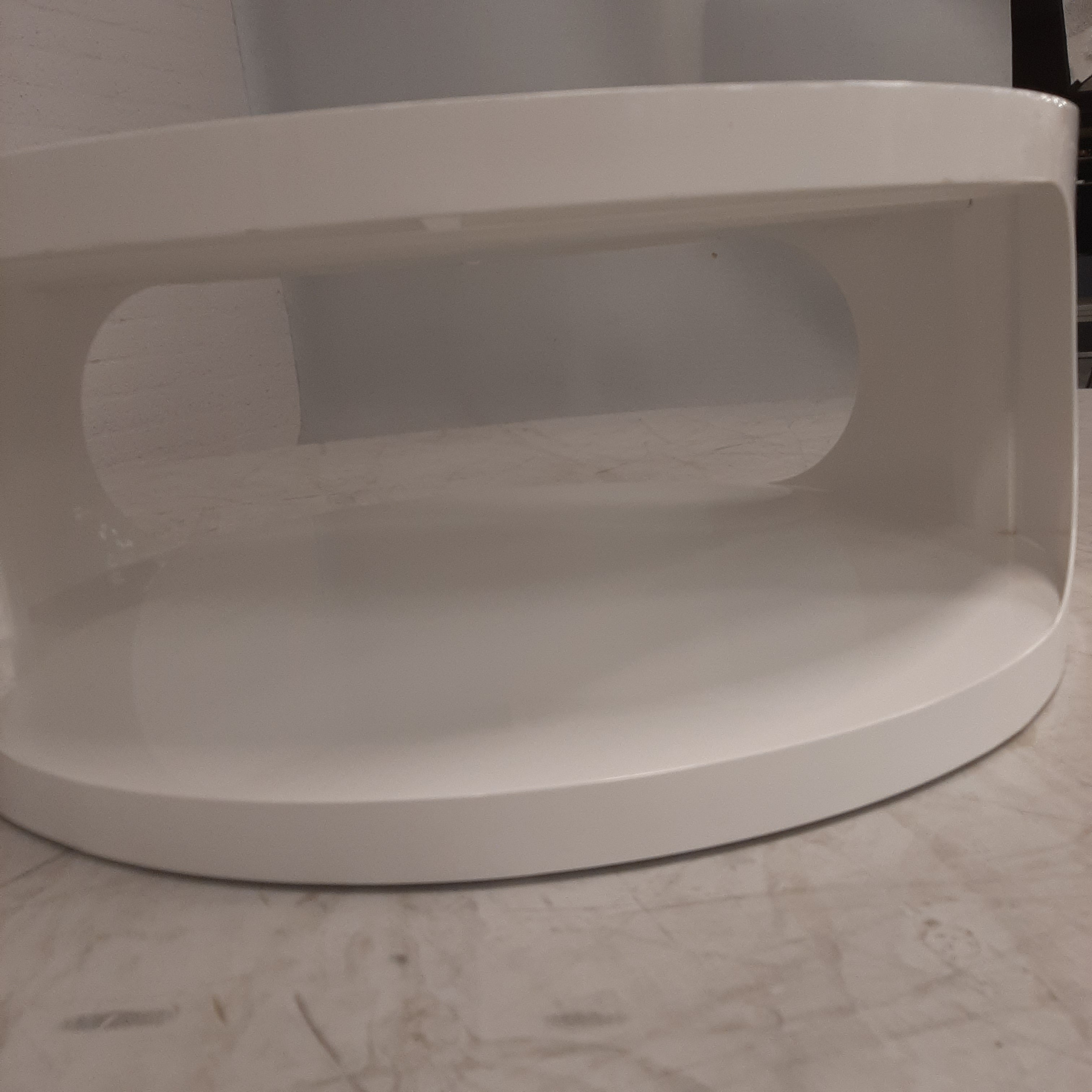 Salontafel ronde witte space age