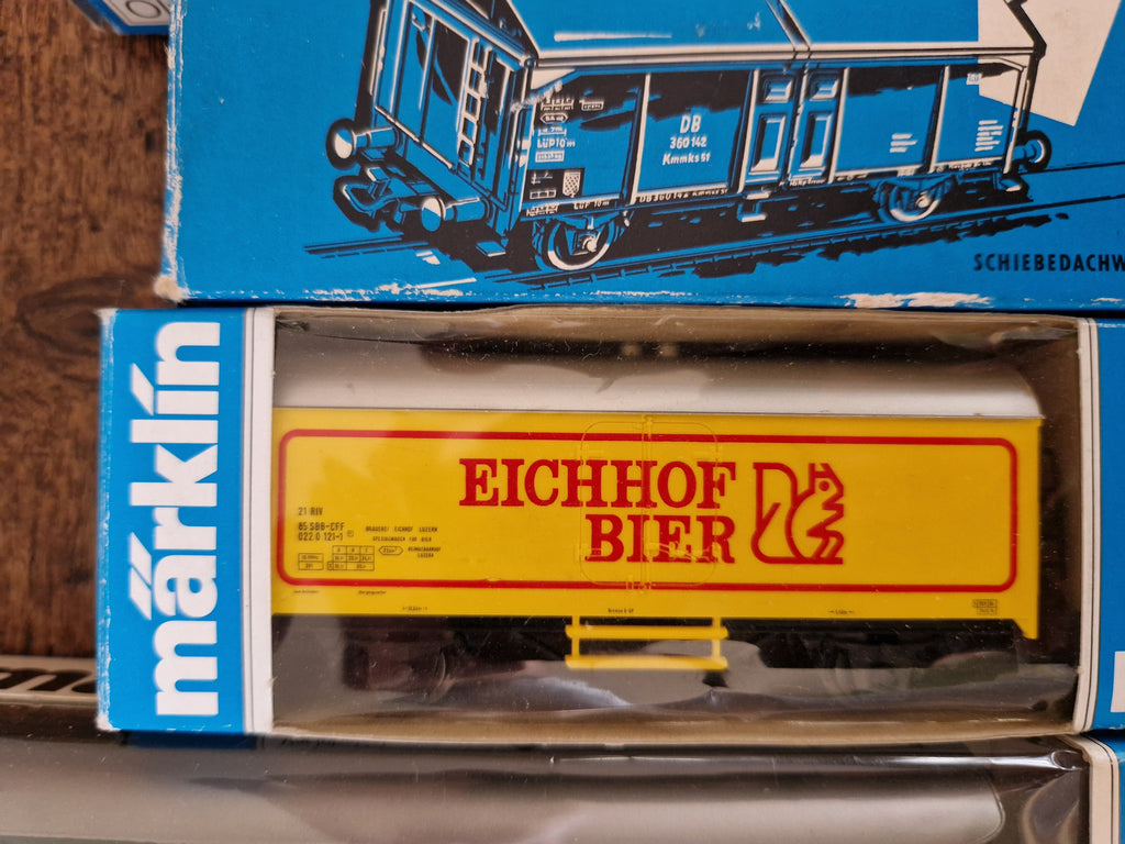 Märklin HO wagon 4136, 4420, 4619, 4669, 4425, 4646