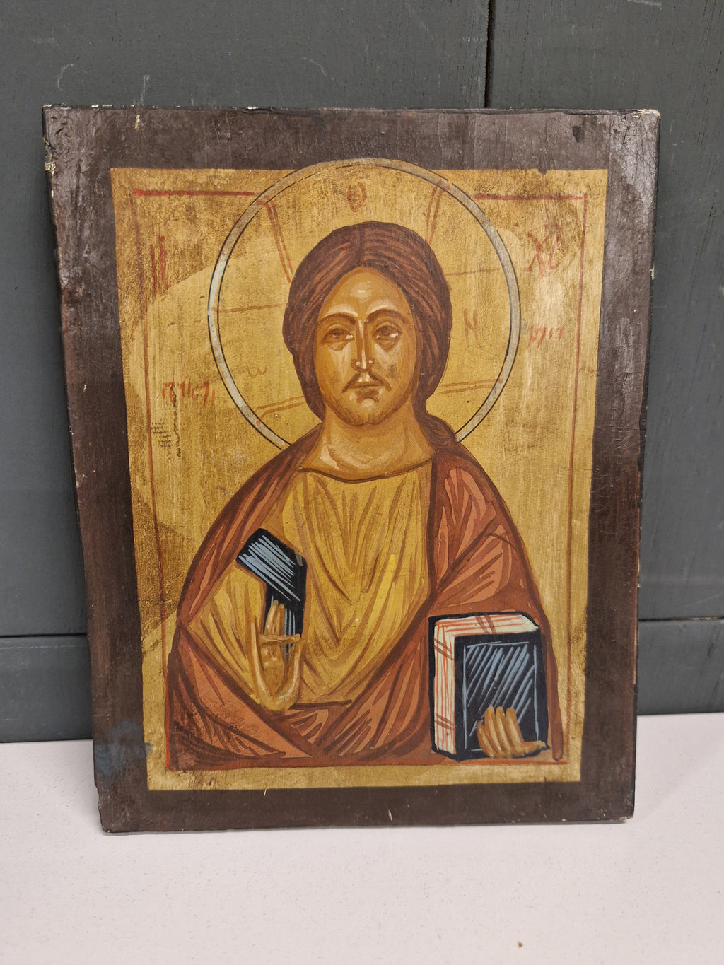 Handbeschilderde icoon