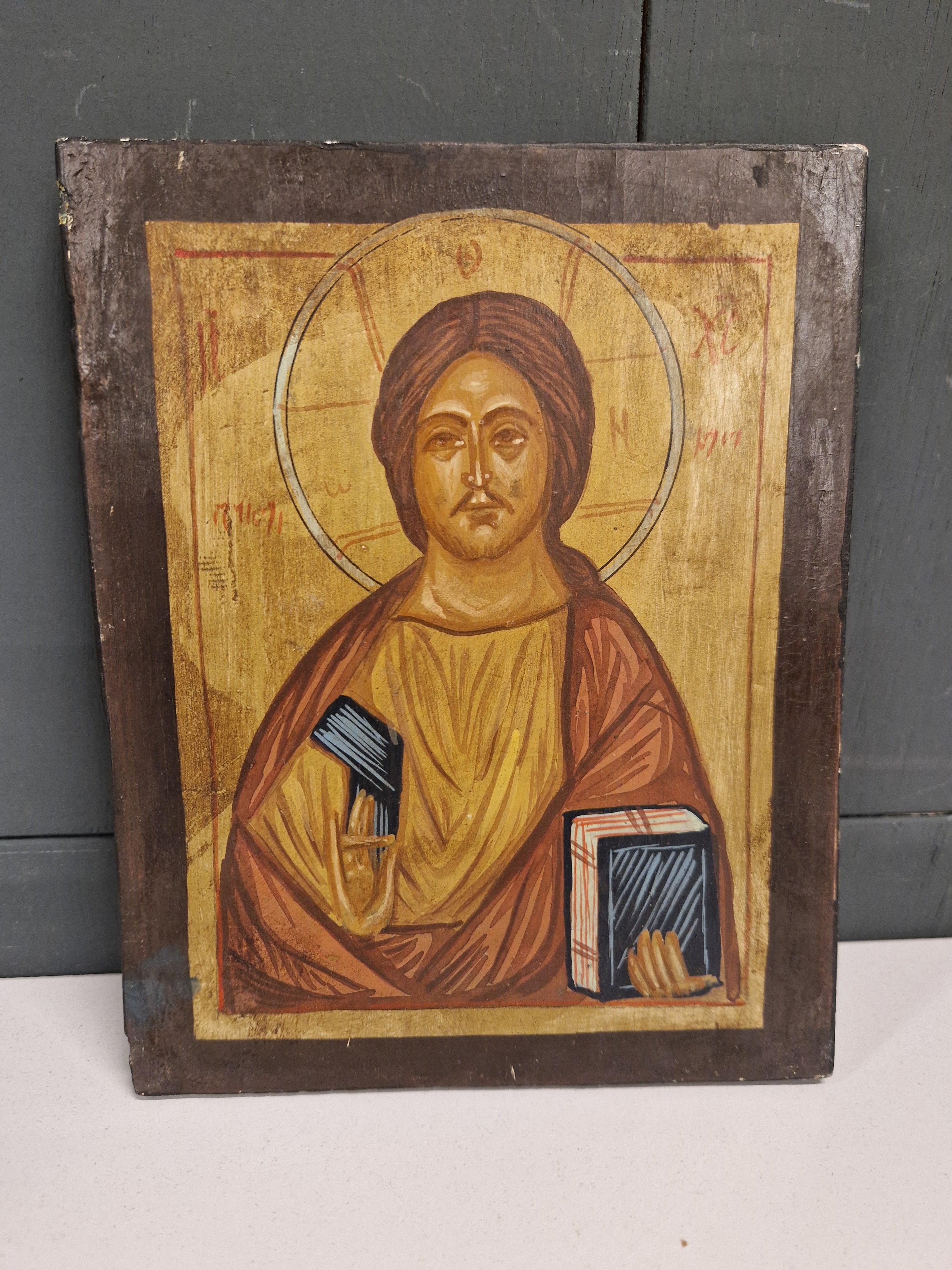 Handbeschilderde icoon