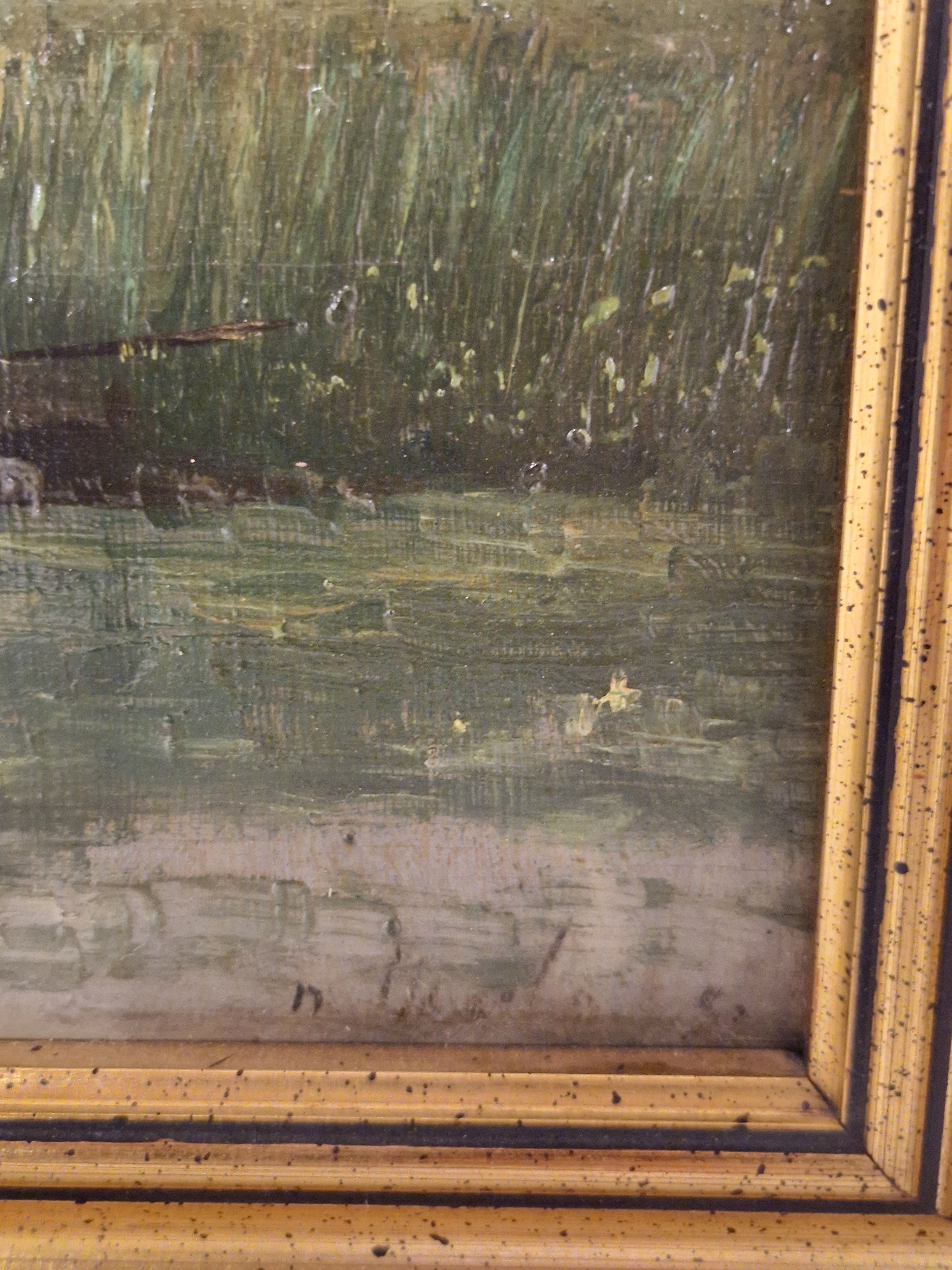 39x49 cm, olieverf