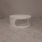 Salontafel ronde witte space age