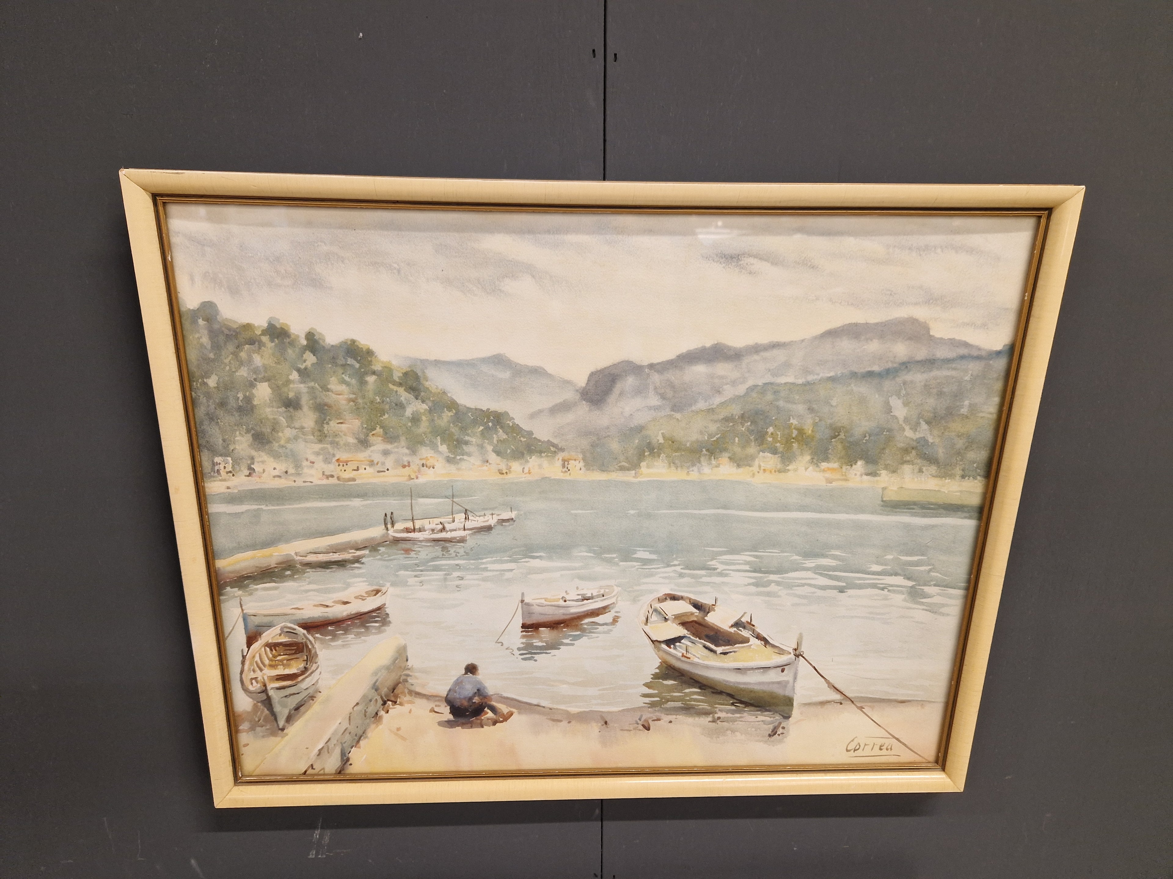 Aquarel, gesigneerd 51x70 cm