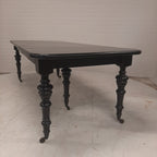 Zwarte 4 delig uitschuifbare tafel