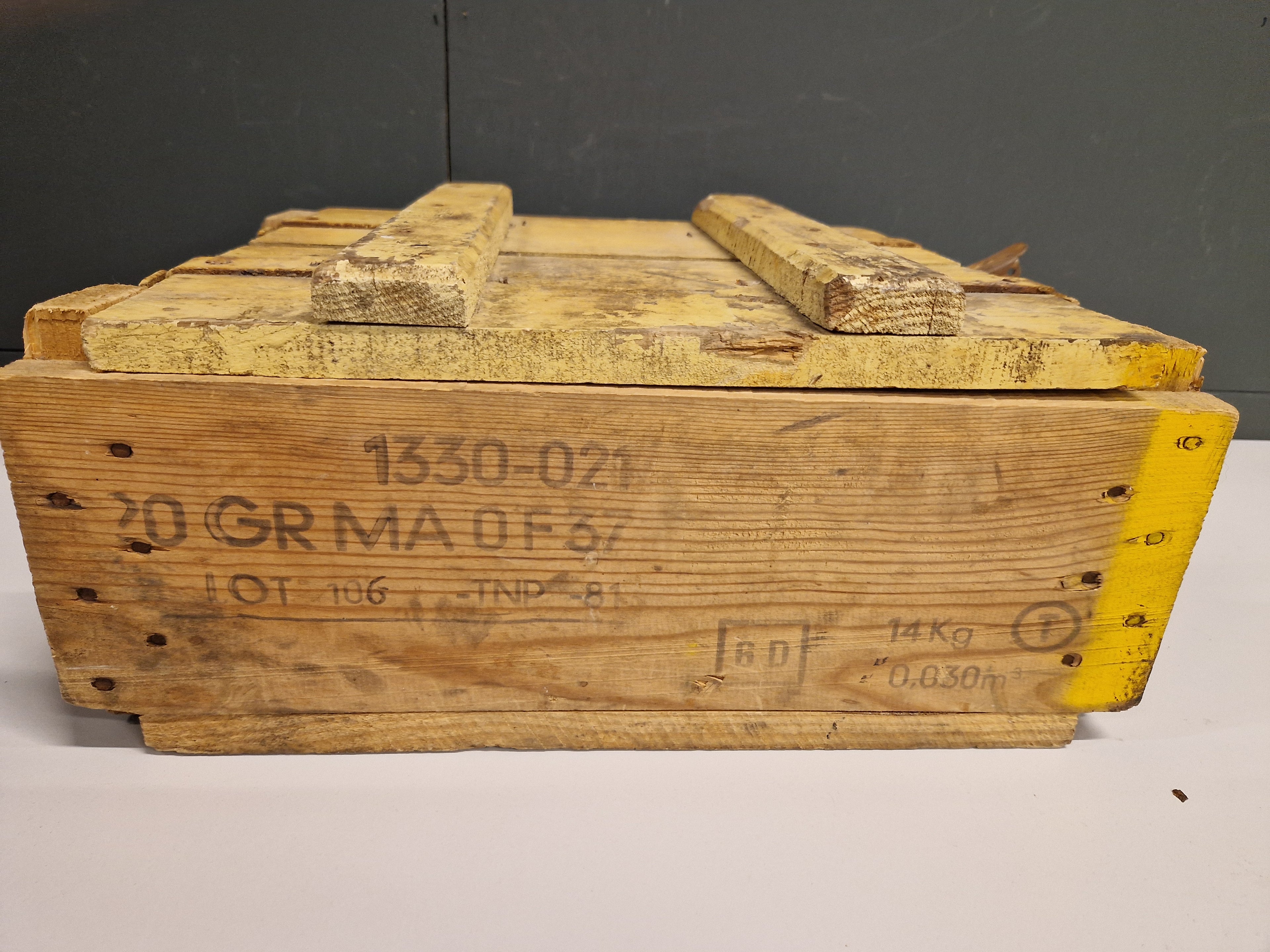 Franse munitiekist WO1