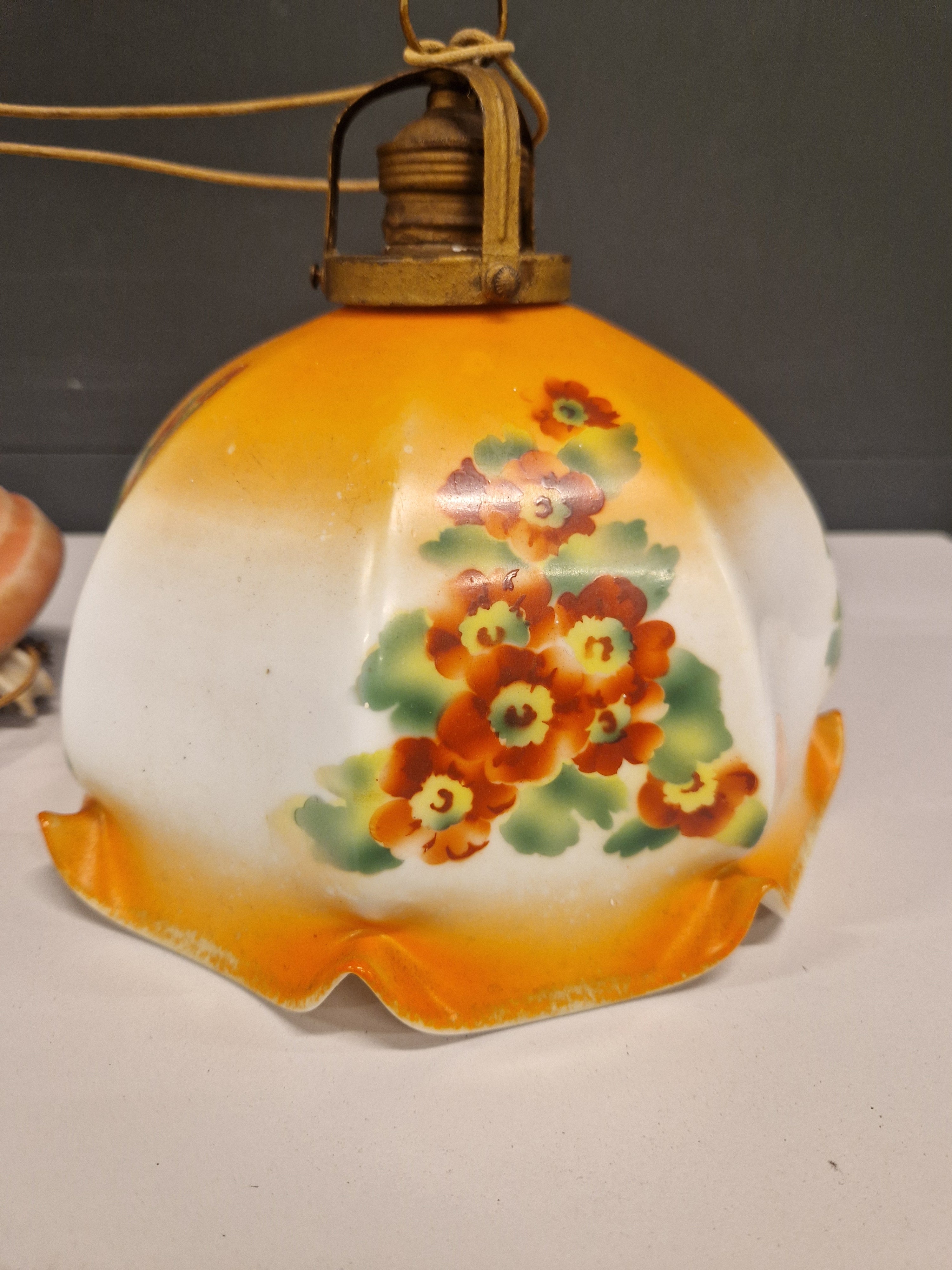 Lamp, spuitplateel, jaren 50