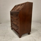 Secretaire 4 lades eikenhout