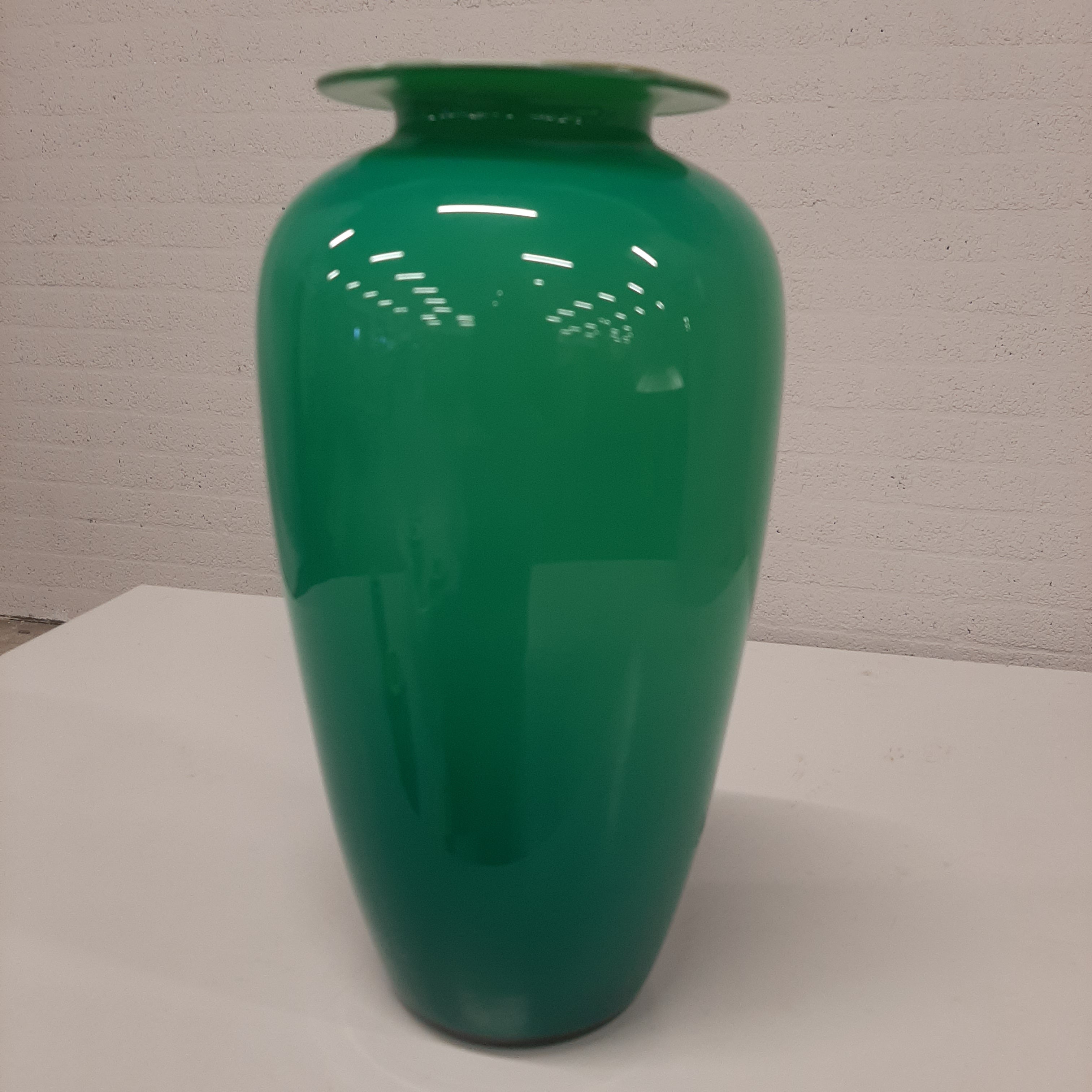 Mondgeblazen glas vaas Carlo Nason 1970 Italië