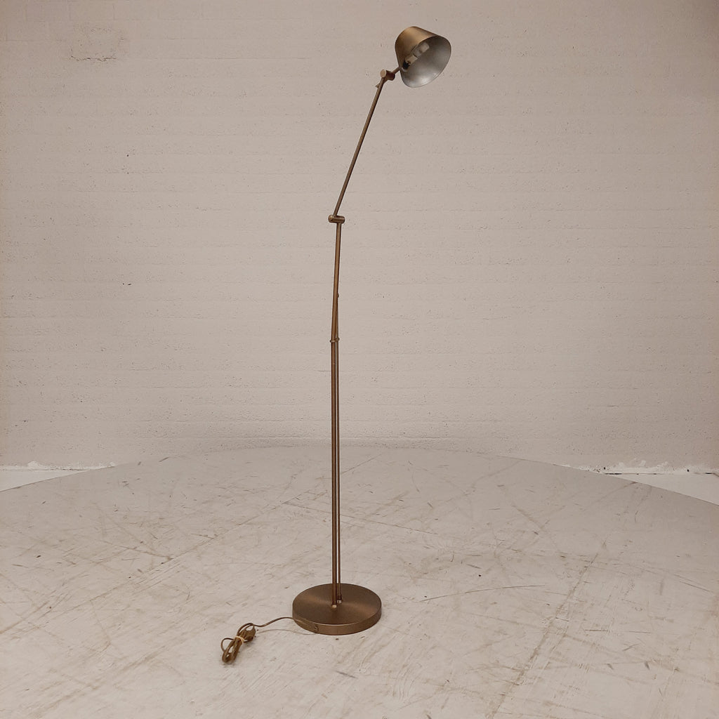 Bronzen vloerlamp